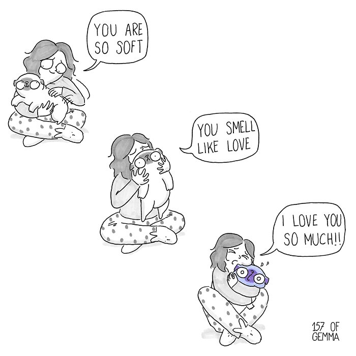 that简笔画,简笔画 30 "paw"dorable comics that perfectly depict the joys & struggle