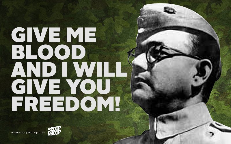 15 Subhash Chandra Bose Quotes | Slogans By Netaji