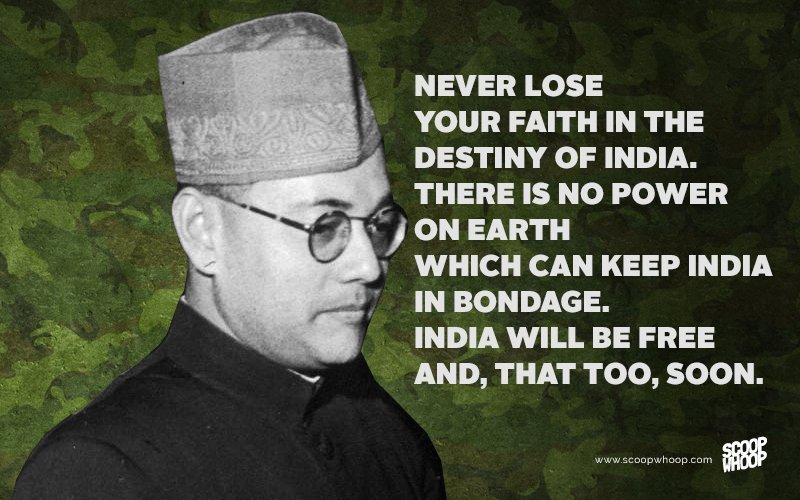 15 Subhash Chandra Bose Quotes | Slogans By Netaji