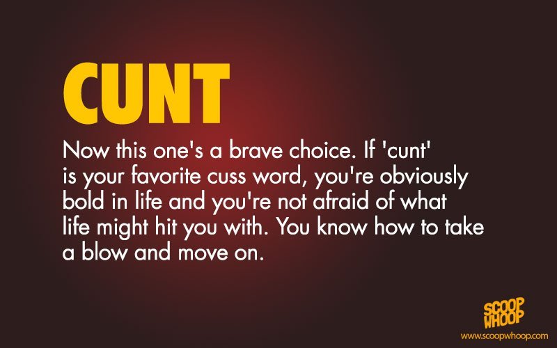 Heres What Your Favourite Swear Word Says About Your Personality 