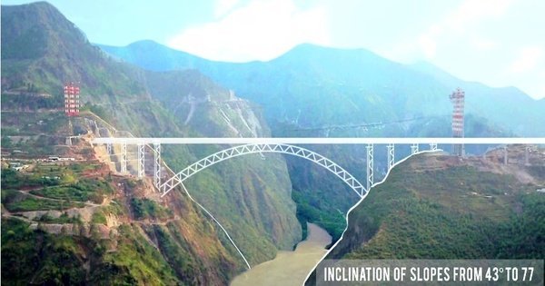 Watch: The Chenab Bridge Being Built In J&K Will Be The World’s Highest ...