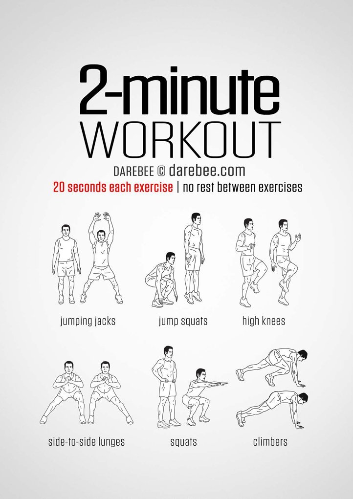 Best Compact Elliptical Blog: Darebee Chest Workout No Equipment