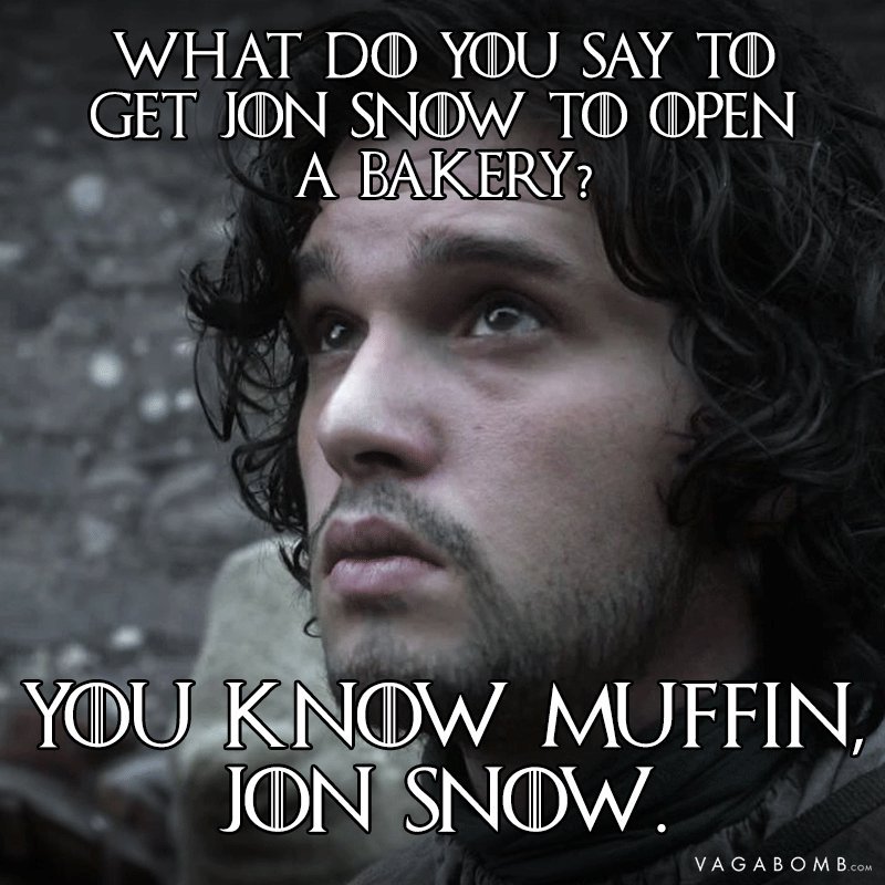 18 Hilarious Game Of Thrones Jokes That Will Make You Laugh Till You Barf