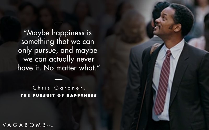 how are the characters in the pursuit of happiness movie