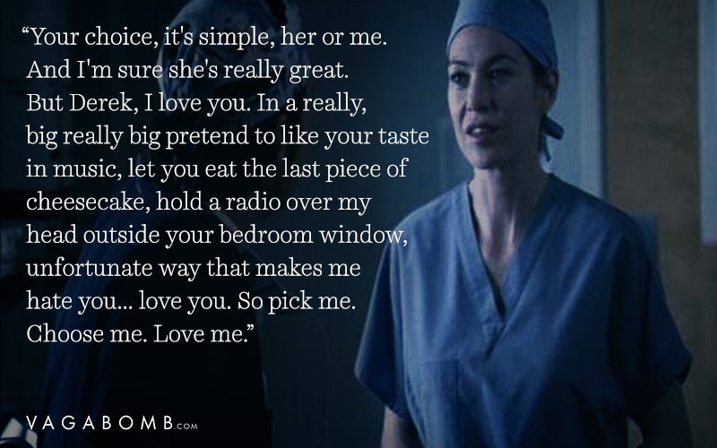 Greys Anatomy Quotes I Love You Hover Me