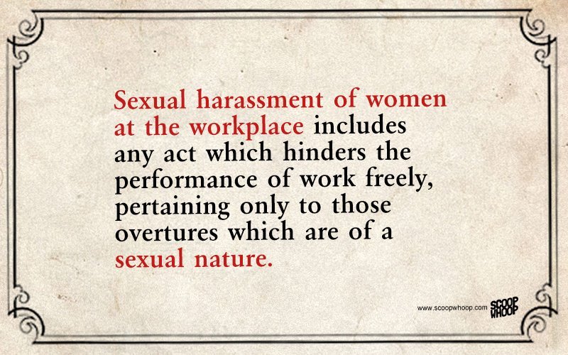 Here’s Everything You Need To Know About Sexual Harassment At The Workplace