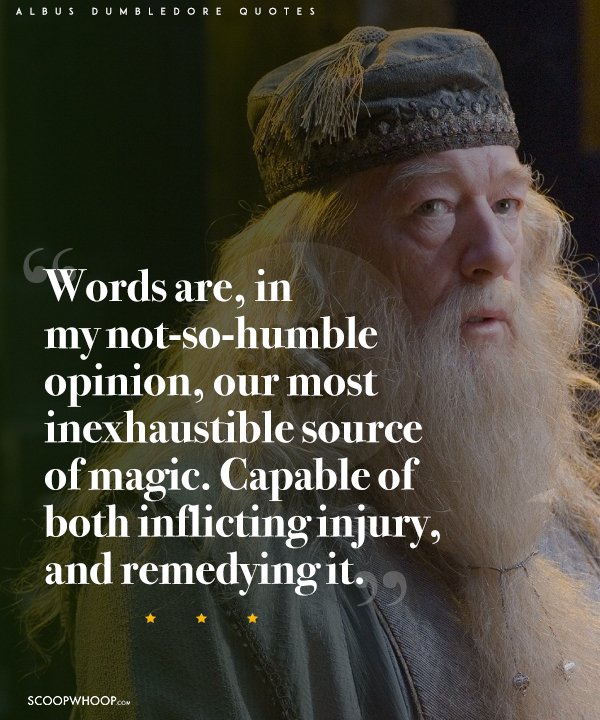 20 Albus Dumbledore Quotes Which Show That He Was A True Sorcerer Of Words