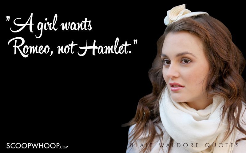 35 Witty, Sarcastic And Deep Quotes By Blair Waldorf That 