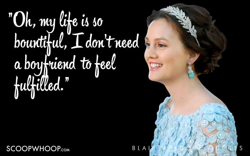 35 Witty, Sarcastic And Deep Quotes By Blair Waldorf That 