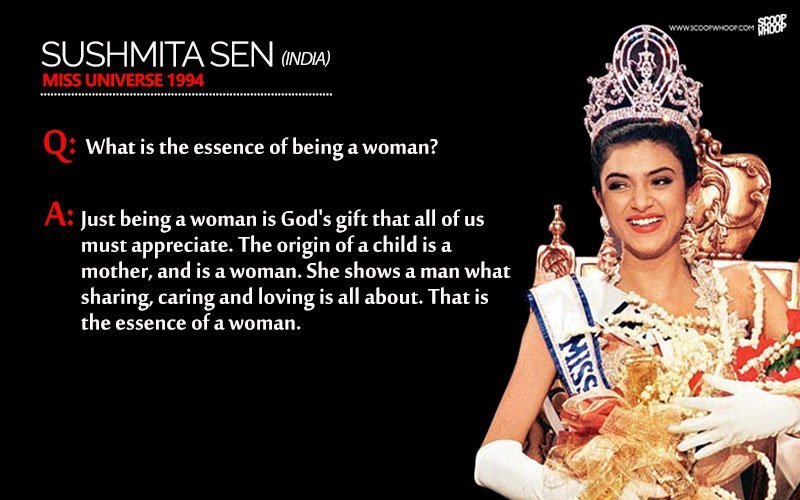 10 Amazing Answers By Beauty Pageant Contestants That Won Them The Crown