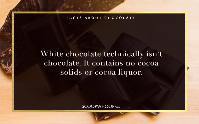 We Bet You Didn’t Know These 33 Fascinating Facts About Chocolate