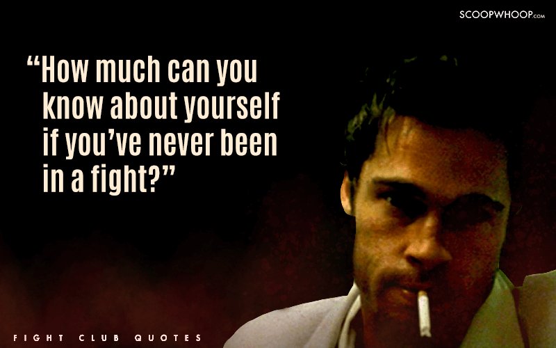 24 Fight Blub Quotes 24 Best Fight Club Dialogues
