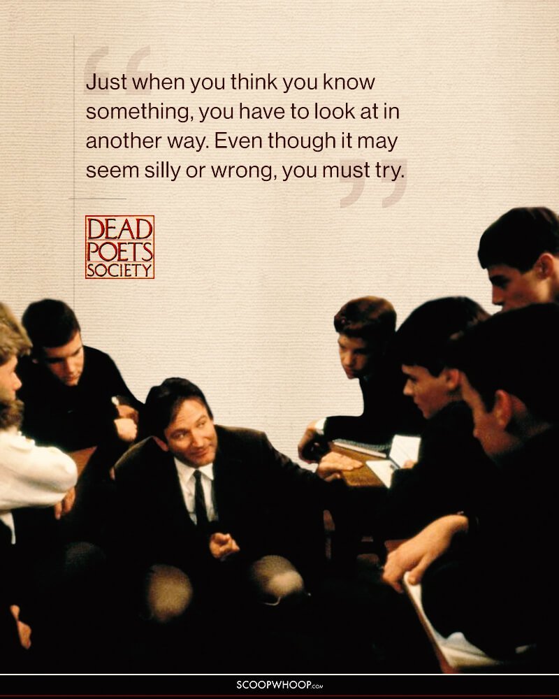 15 Inspiring Dead Poets Society Quotes | 15 Robin Williams 'Dead Poets