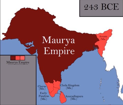 Image result for gupta dynasty map in hindi