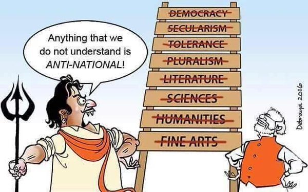 Image result for bjp patriotism and nationalism cartoons