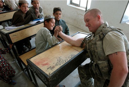 ukranian soldier plaaying piano