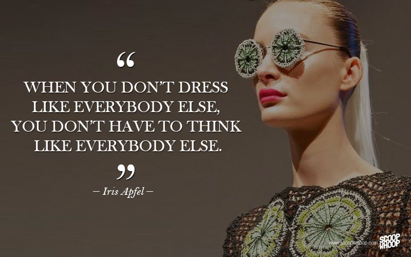 35 Inspiring Quotes By Famous Fashion Icons That Tell You Why Dressing ...