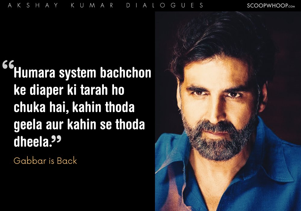 26 Iconic Akshay Kumar Dialogues That Perfectly Summarise His 26 Years ...