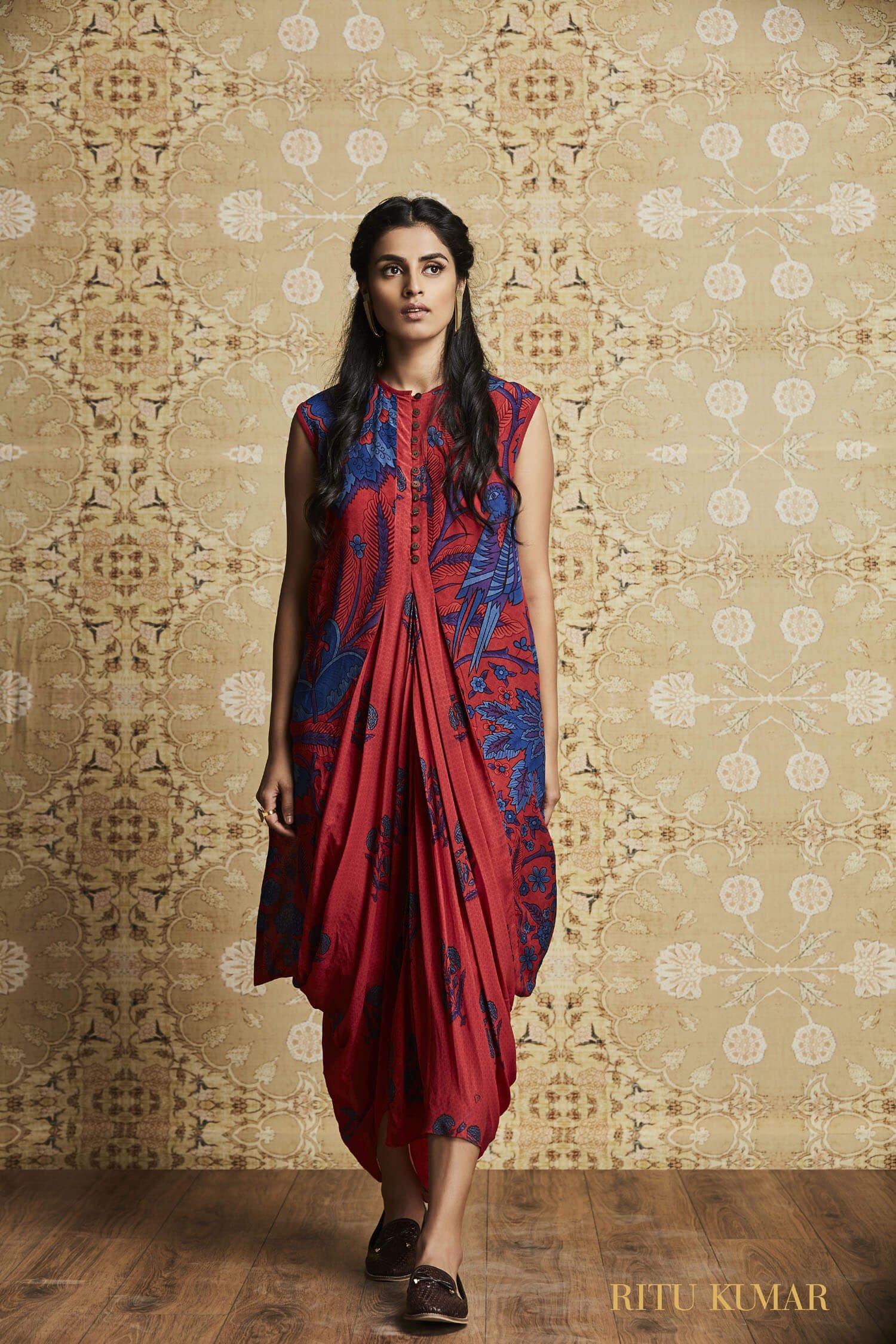 indo western fusion dress