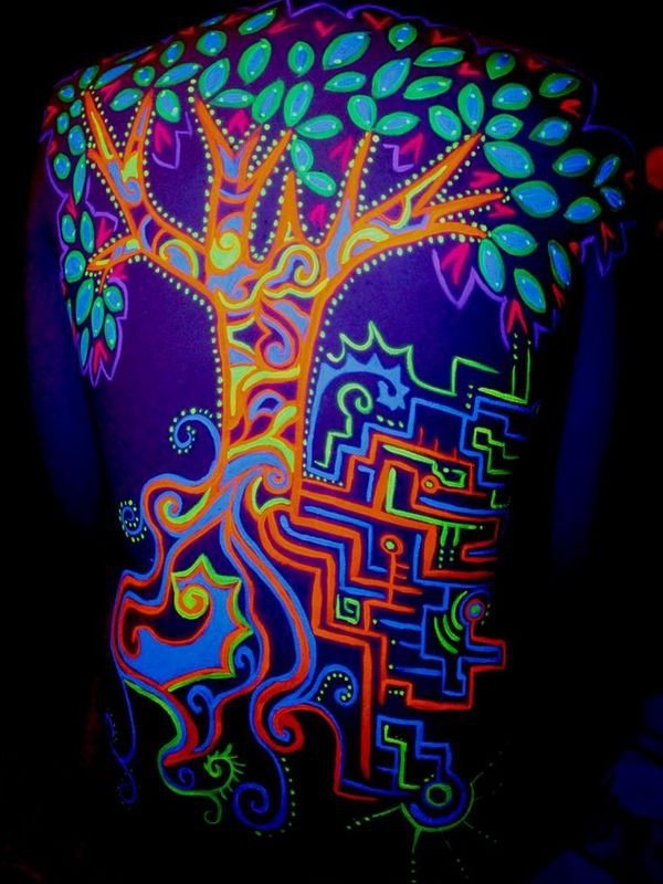 20 Cool Glow In The Dark Tattoos That You Should Consider When You Get