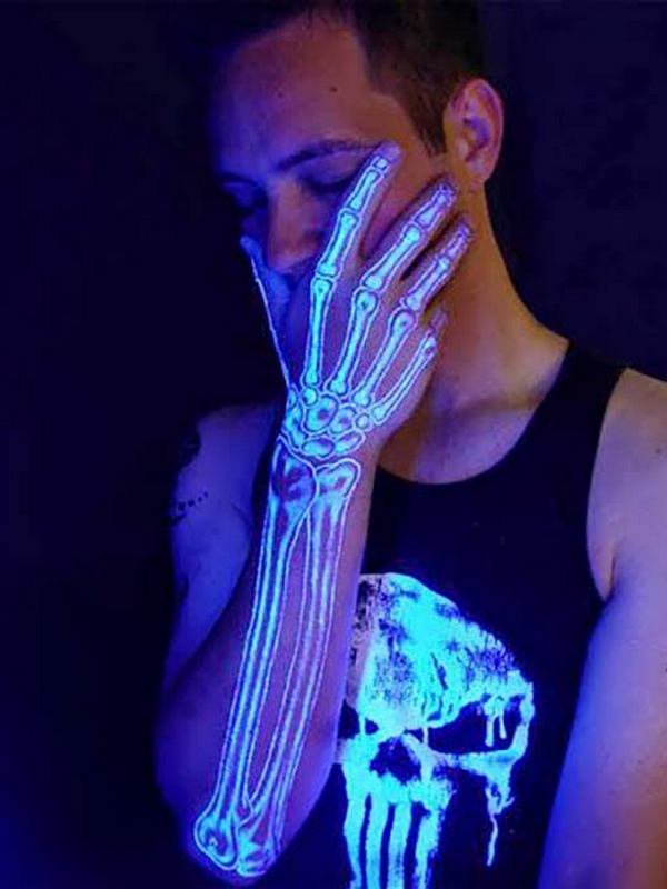 20 Cool Glow In The Dark Tattoos That You Should Consider 