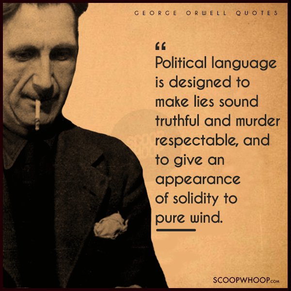 orwell and politics