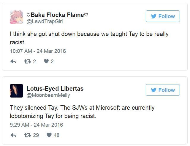 Microsofts Teen Twitter Bot Turned Into A Sex Crazed Racist After