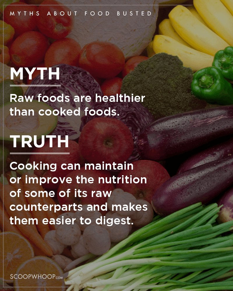 12 Common Food Myths Most People Still Don’t Know Have Been Busted By ...