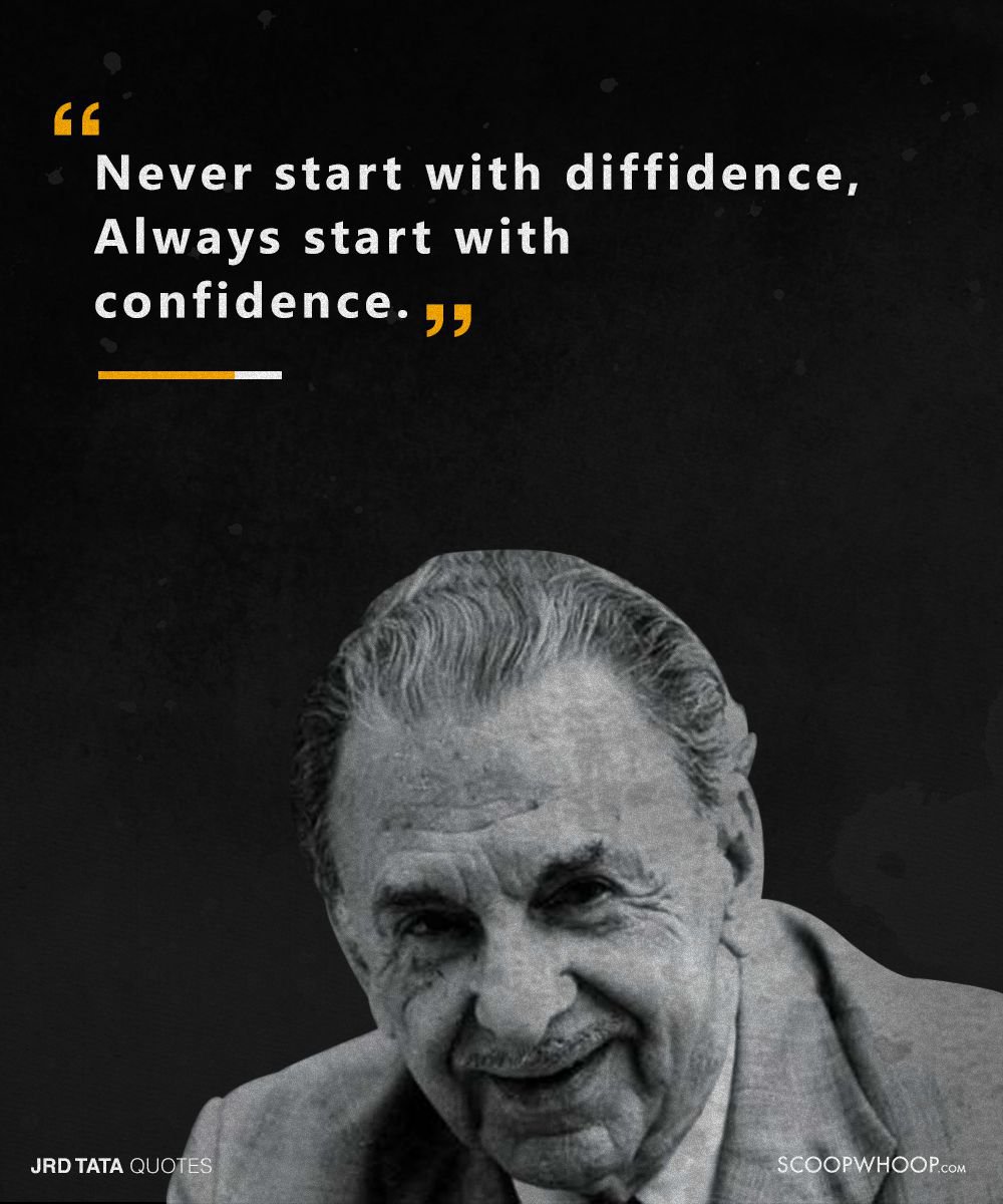 13 Inspiring Quotes By JRD Tata That Show Success Is Also 