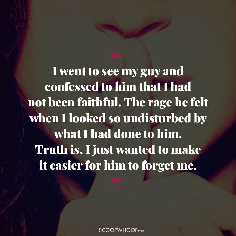 Quora Users Confess About The Time When They Cheated On Their - 