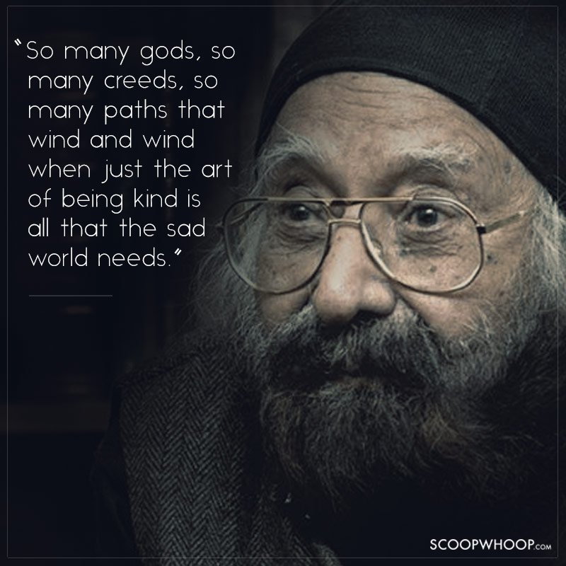 16 Times When Khushwant Singh Spoke His Mind And Won Our Hearts
