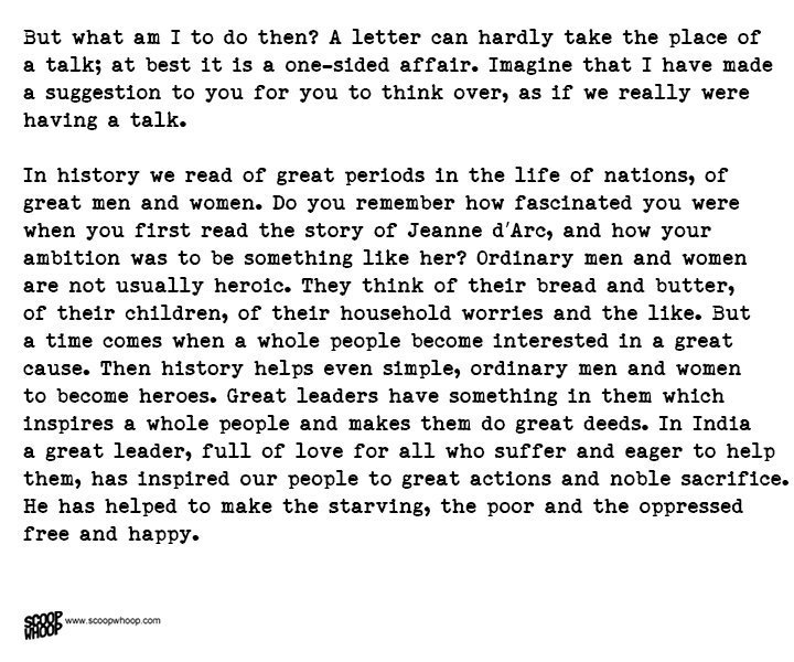 Nehru S Letter To Daughter Indira From Prison Is The Best