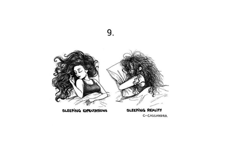 These 18 Illustrations Perfectly Describe The Struggles Of Women With Long Hair 8277