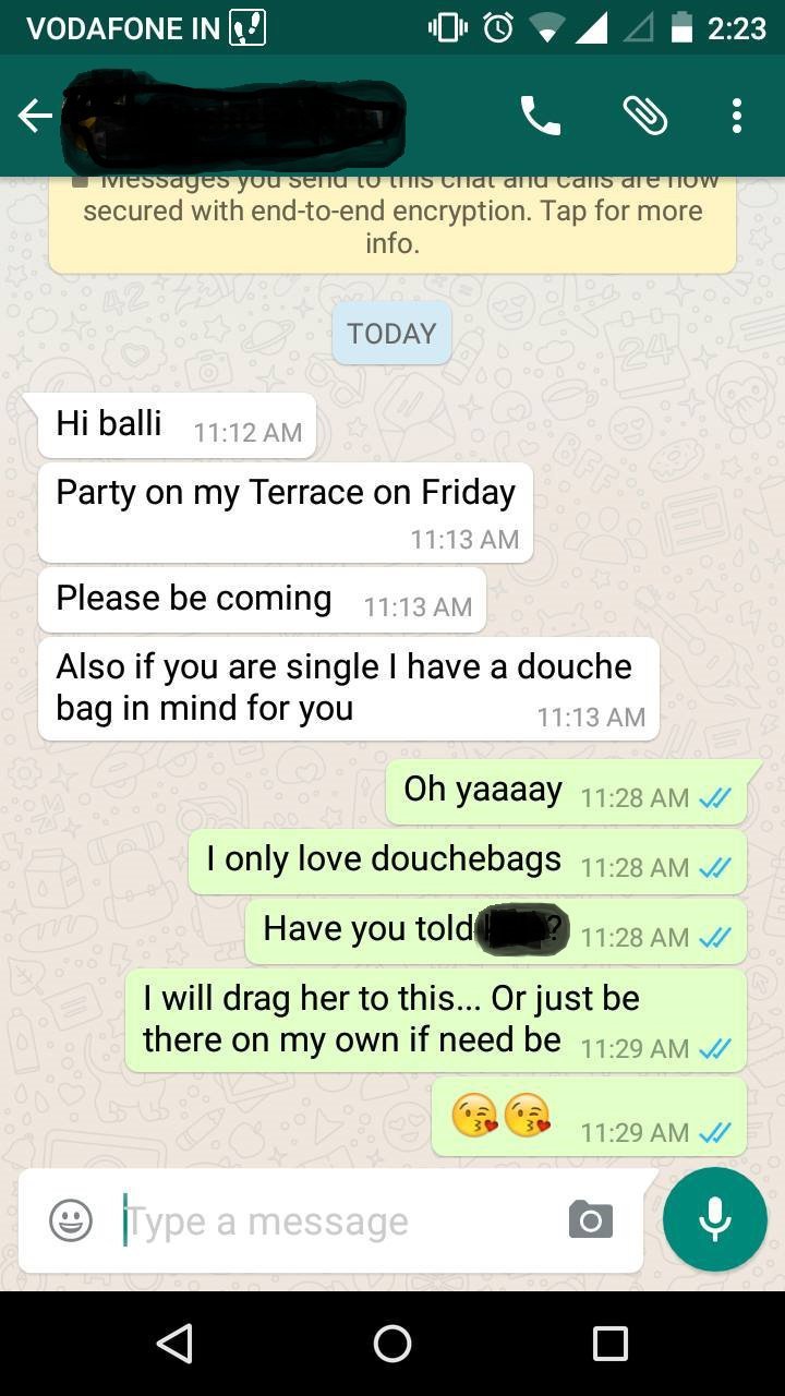 My friend is dating a douchebag