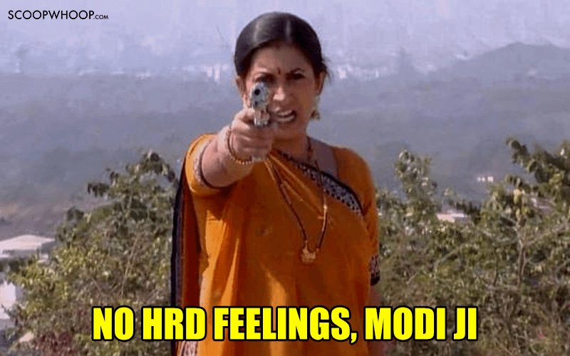 10 Smriti Irani Memes That Understand Her Feelings Better ...