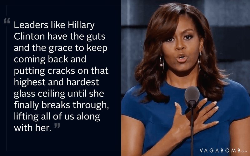 Michelle Obama Brings The House Down With Her Passionate Speech