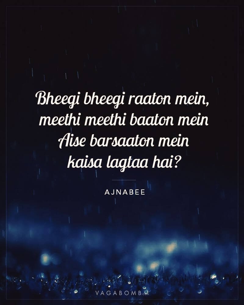 10 Bollywood Lyrics That Capture Your Love For Rains Perfectly