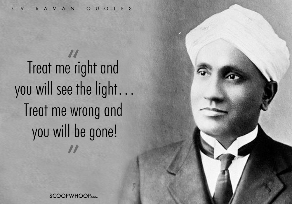 10 Cv Raman Quotes That Prove He Understood Life Just Like He