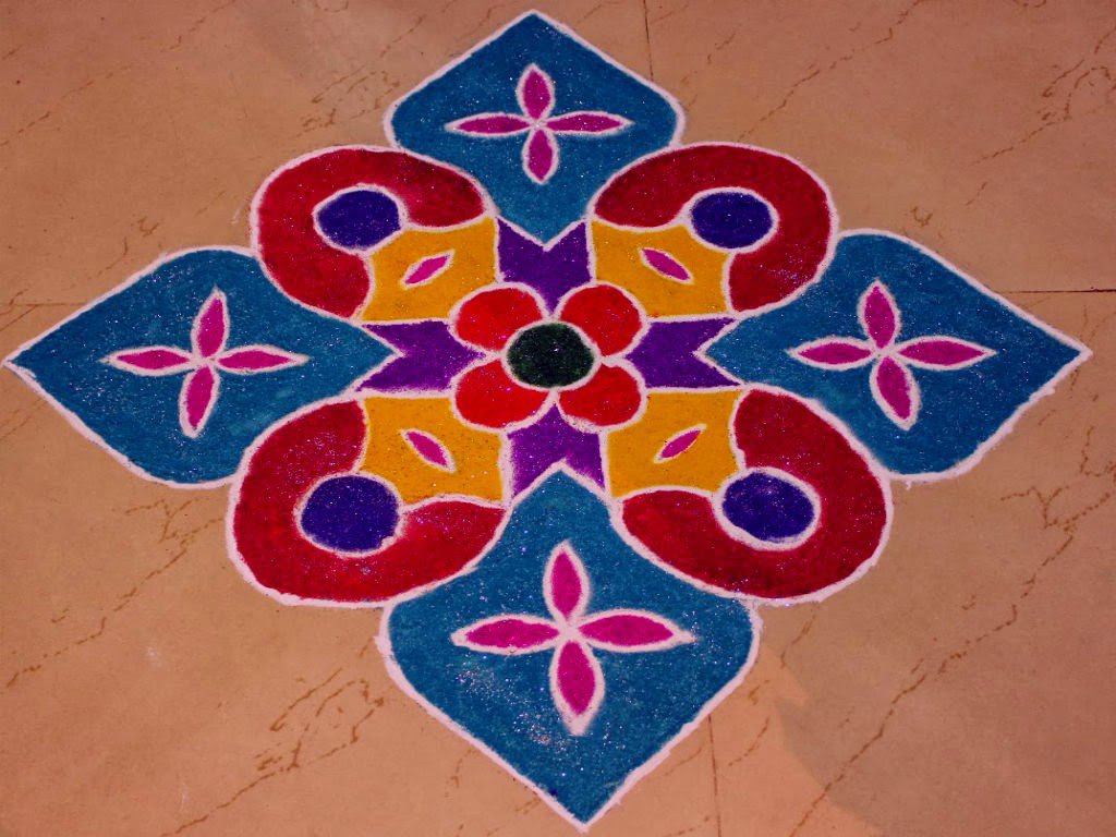 Brighten Up Your Home This Diwali With These 20 Easy To Do Rangoli Designs