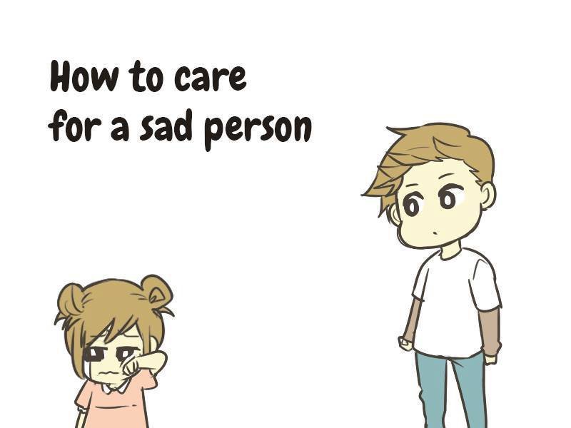 Let This Cute Comic Strip Teach You How to Cheer Someone Up When They're Sad