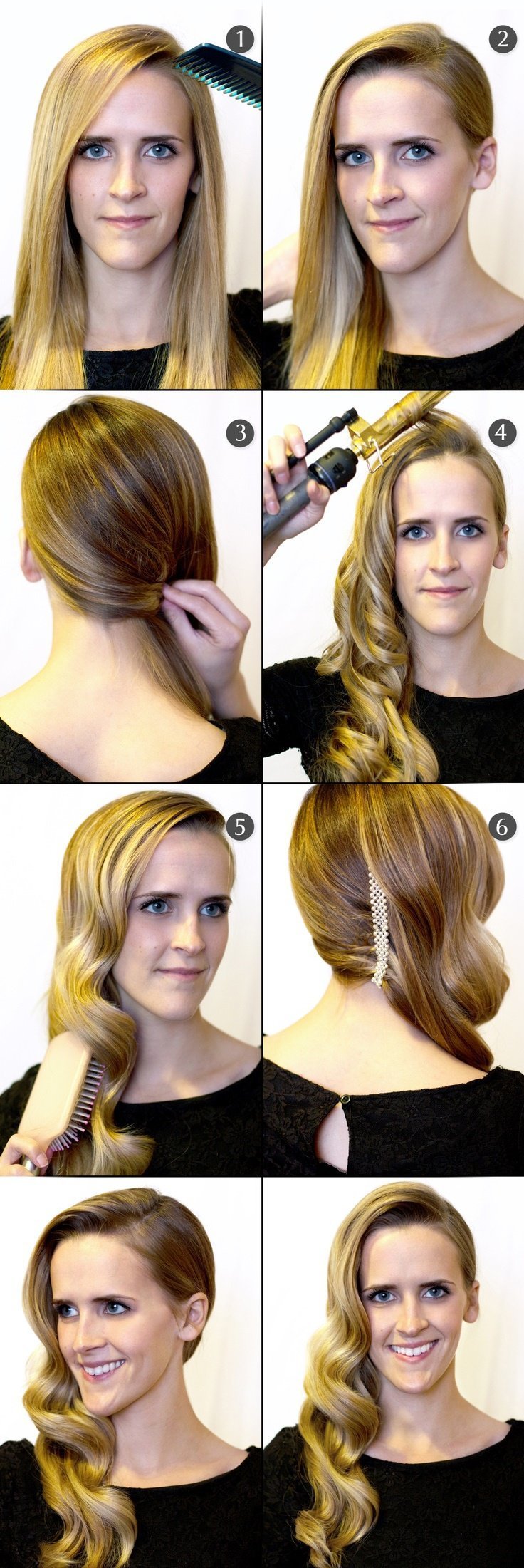 Simple Hairstyle Pictures - 32 Cute & Easy Updos for Long ...