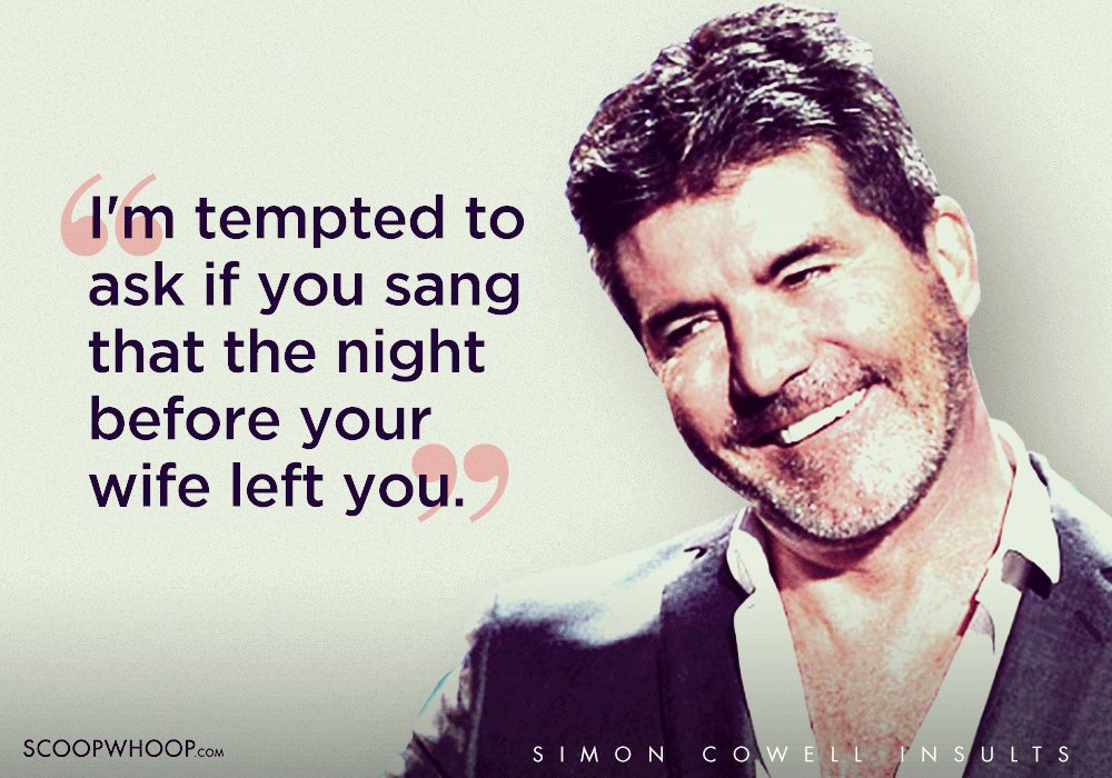 25 Times Simon Cowell S Scathing Insults Made You Glad You Never Auditioned In Front Of Him