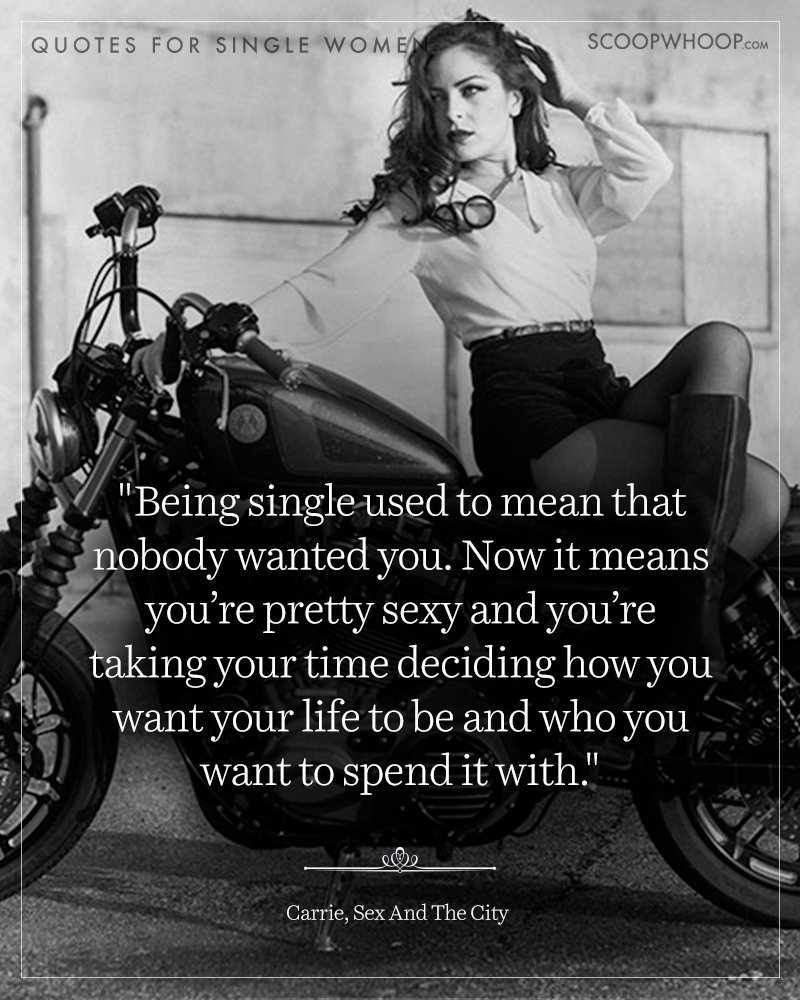 best quote for single lady
