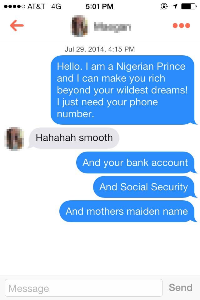 20 Tinder Pick Up Lines That Are So Bad They Re Begging For A Left Swipe