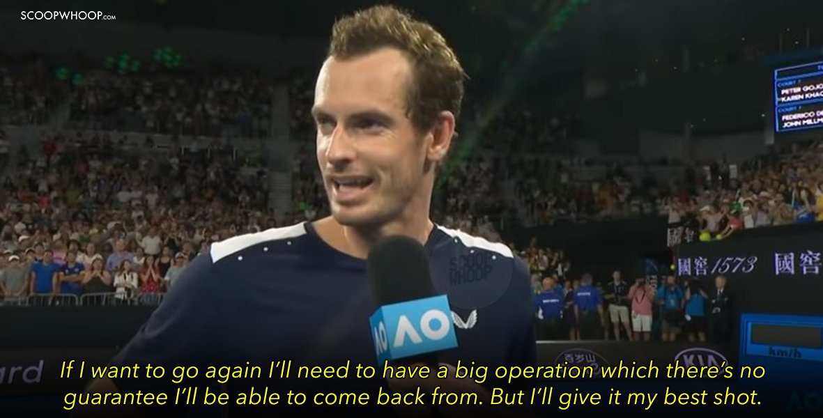 Maybe I Will See You Again: Andy Murray Gives A Tearful Farewell Speech ...