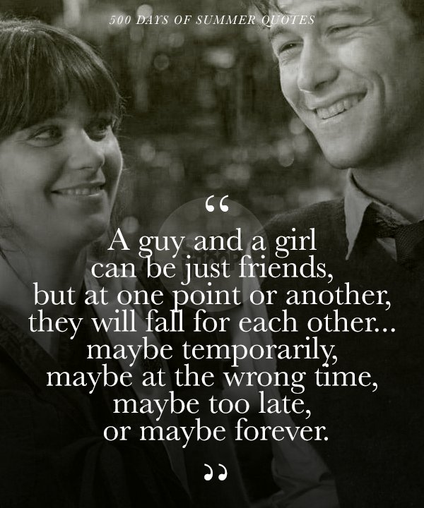 These 21 Quotes From 500 Days Of Summer Take A Realistic