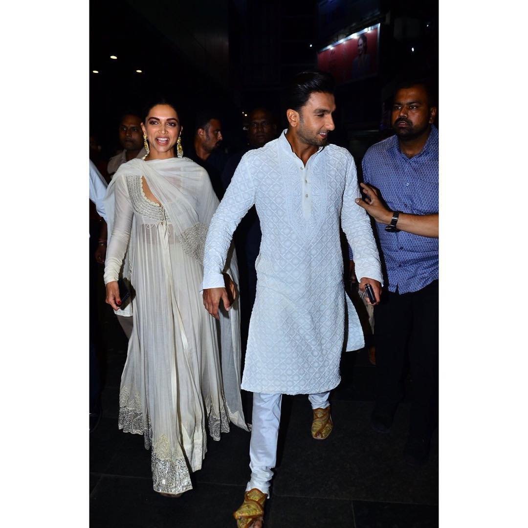 deepika padukone in white kurta