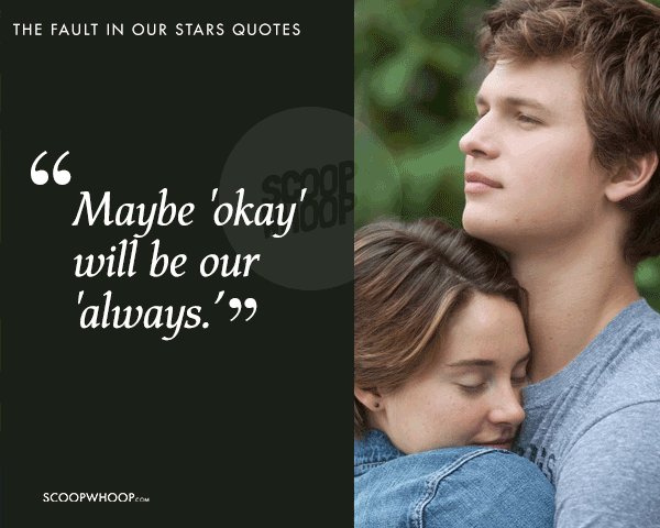 20 Quotes From ‘The Fault In Our Stars’ About Love, Pain & Grief That ...