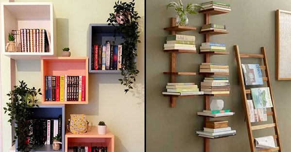 Diy Bookshelves Ideas, Wooden Book Rack Ideas