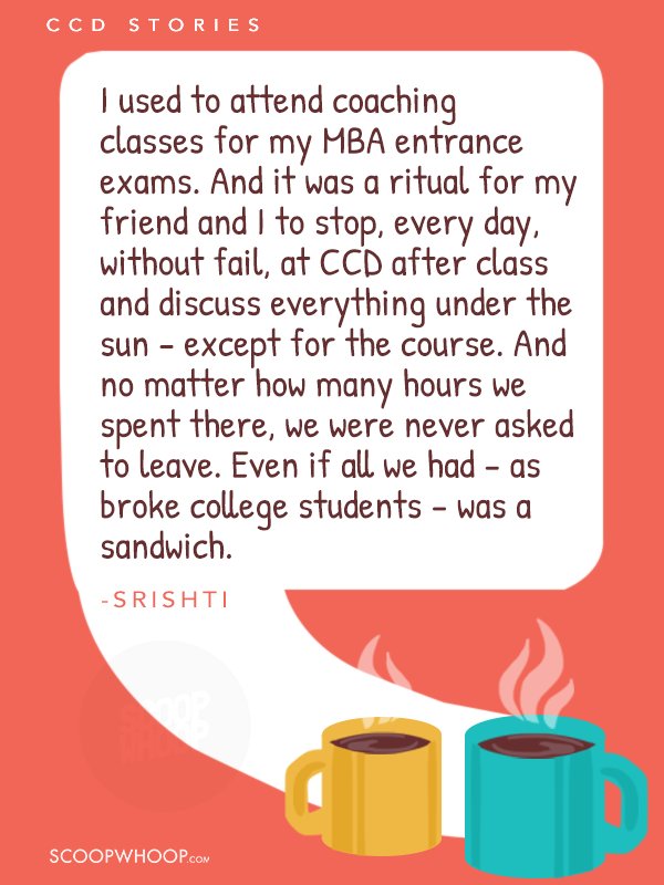 Peoples Share Their Cafe Coffee Day Memories Which Convince Us A Lot